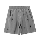 Vintage Washed Distressed Shorts - COPPING THREADS - CT Basics